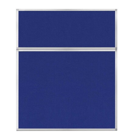 Versare Hush Panel Configurable Cubicle Partition 5' x 6' Royal Blue Fabric 1852405
